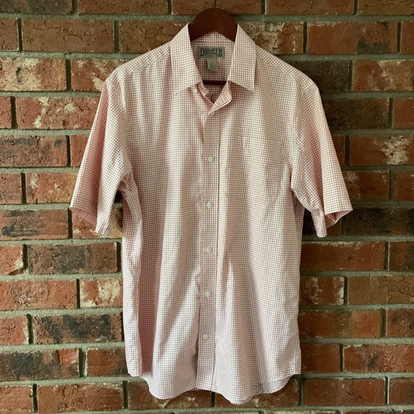 Duluth Trading Co Other - Duluth Trading Co Orange Check Plaid Button Up Shirt